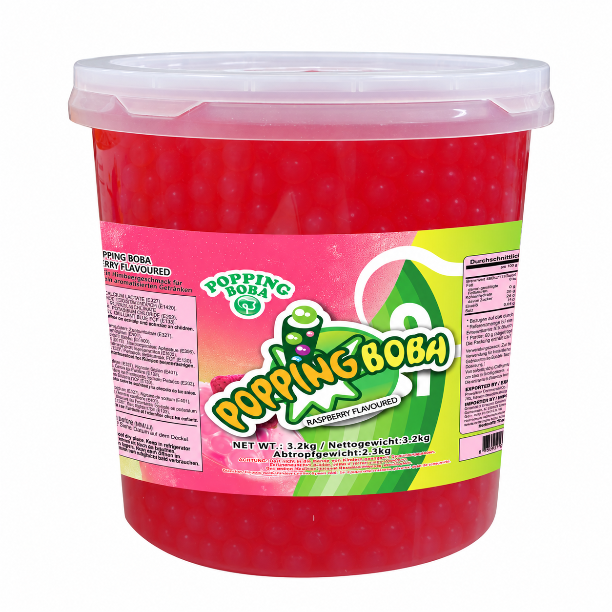 Bubble Tea Zmeura – 3.2 kg