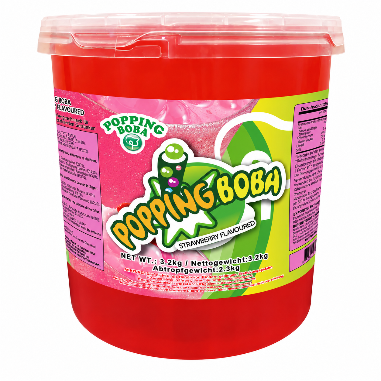 Bubble Tea Capsuni – 3.2 kg