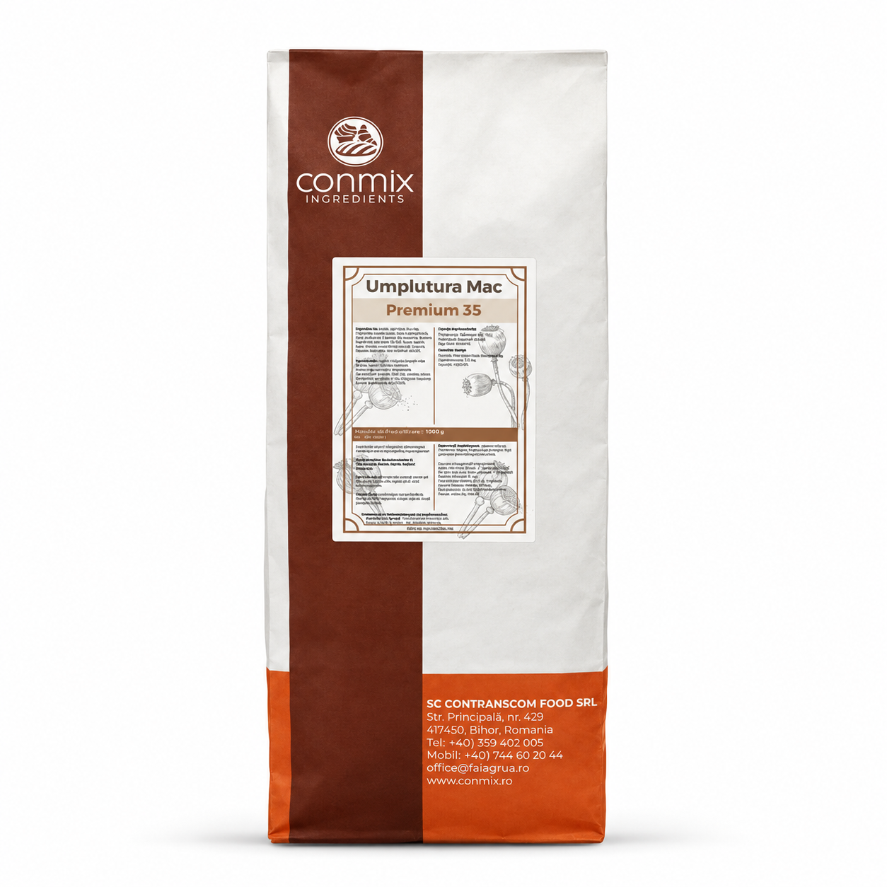 Umplutura cu Mac Premium 35% - 10kg
