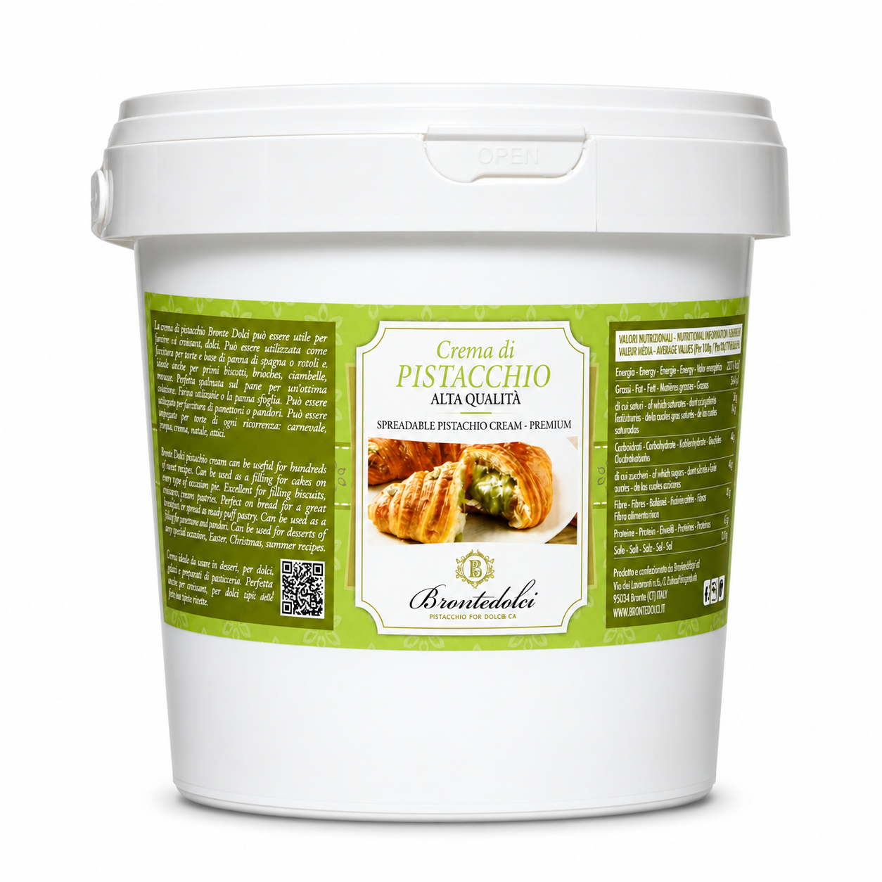 Crema tartinabila de fistic, Brontedolci - 1 kg