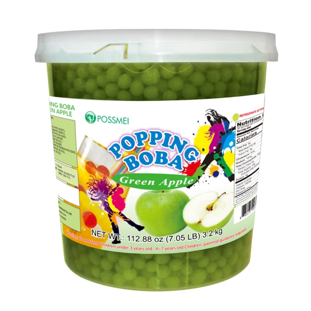 Perle Bubble Tea Măr Verde Possmei 3.2kg